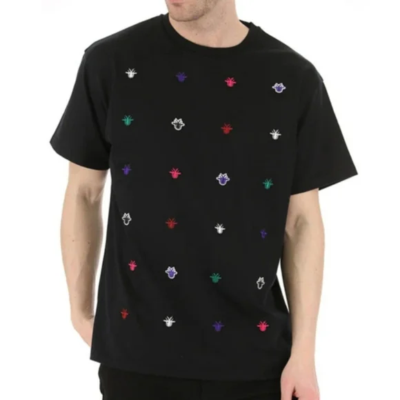 Dior | Embroidered Bee Tee | Multicolor | Sprawling Logo | Hedi Slimane | Mens - Picture 2 of 15